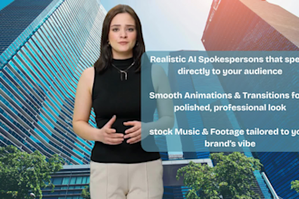 create ai avatar, ai spokespersons and ai talkinghead training videos