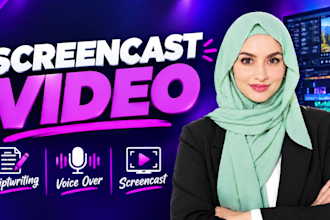 record professional screencast videos for your website or app