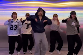 produce a cinematic dance music video for your song with real dancers
