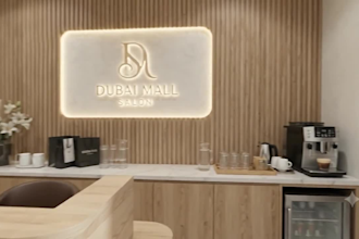 design a luxury beauty salon interior with realistic 3d rendering