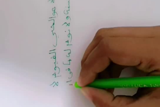 provide neat and professional arabic handwriting