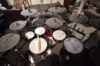 record live drums for your song with professional drum samples
