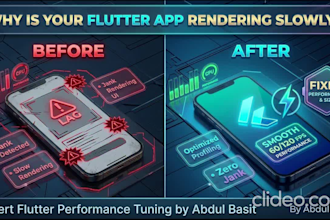 optimize flutter app performance, fix lag, and reduce app size