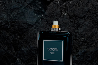 create luxury 3d perfume visualization and cinematic renders