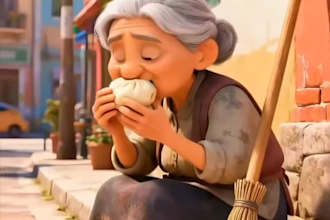 create a 3d animated childrens book trailer with cinematic storytelling