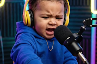 create funny ai baby videos and talking baby podcast clips