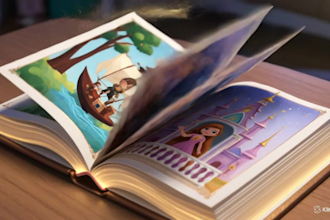 design a personalized children story book with your child as star
