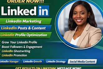 be linkedln social media marketing linkedln post profile content attract followe