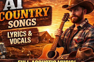 write custom country song lyrics with emotional storytelling