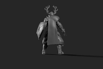 design stylized 3d character models with rigging for games and animation