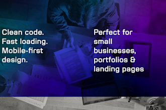 develop a modern and responsive website with HTML CSS javascript