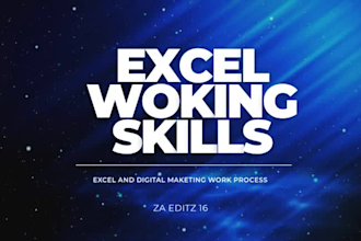 clean, format, merge, split excel data