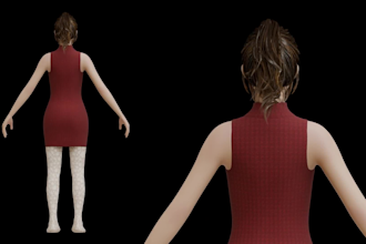 create a semi realistic character
