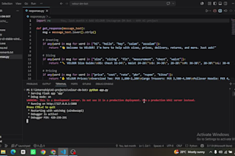 build chatbot automation using python for business