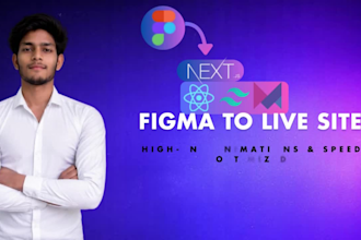 convert figma to nextjs react with framer motion animations