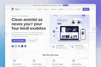 convert figma or ai design to wordpress with elementor pro