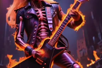 create epic ai metal music video with cinematic heavy rock visuals in 24 hours