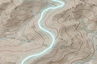 design a custom hiking trail topographic map t shirt