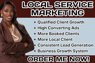local service marketing, local business leads, lead generation ads, booking lead