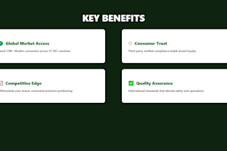 help you get halal certification for your food business
