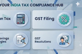 be your expert indian tax consultant for itr filing and gst compliance