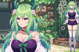 design and rig 2d vtuber model pro live2d model 2d vtuber design live2d rigging