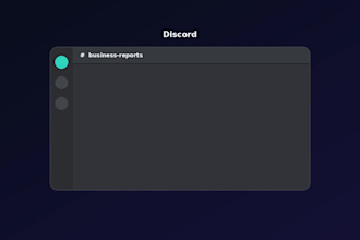build a telegram or discord bot that analyzes your business