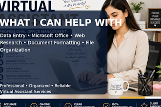 do professional office managment and administrative tasks