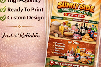 create attractive flyer design for your business and events