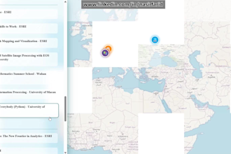 build a modern gis interactive CV with map visualization