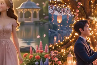 3d pixar ai romantic storytelling animation 3d ai proposal video ai love storie