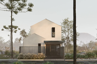 create realistic 3d architectural rendering for your house or villa