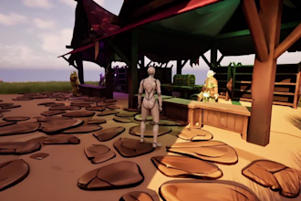 design realistic 3d game environment level design in unity and unreal engine
