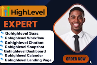 build your gohighlevel sales funnel go high level va  ghl expert ghl a2p 10dlc