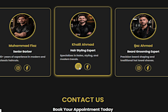 design a responsive HTML and CSS business website