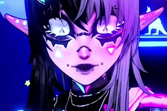 create 3d character models, vtuber anime, 3d rigging, vroid or vrchat, vrm rig
