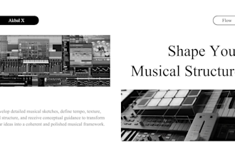 develop a conceptual musical direction for your project