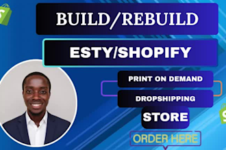 design etsy shopify print demand store printify printful print on demand pod