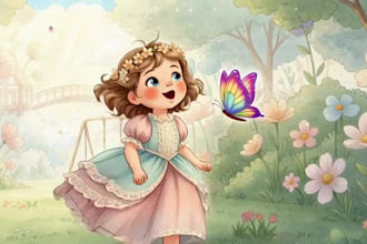 aquarell kinderbuchillustration für kinderbuch geschichtenbuch, buchillustration