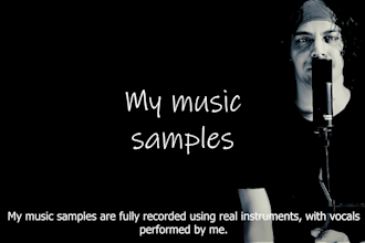 write, sing, and produce an original indie rock