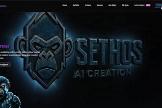 create a custom website for you