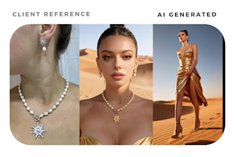 create luxury ai fashion, beauty, product video ads and reels