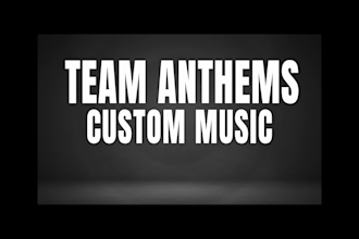create a custom team anthem or sports hype song