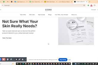 build shopify spa skincare cosmetic website store design via autods blanka doba
