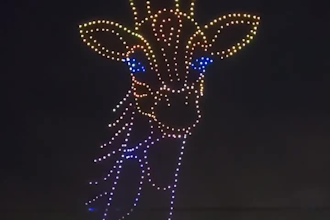 3d drone show animation vfx animation drone light show vfx compositing cgi vfx