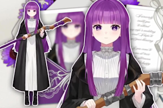 design male and female vtuber 2d vtuber model live2d vtuber rigging for streamer
