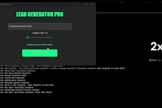 provide a google maps lead generator tool to extract business leads