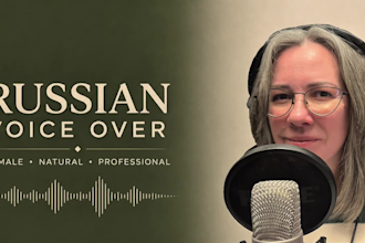 record a versatile russian audiobook narration