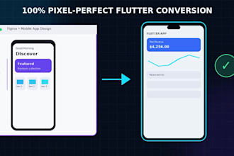 convert figma to flutter code, xd to flutter responsive UI pixel perfect