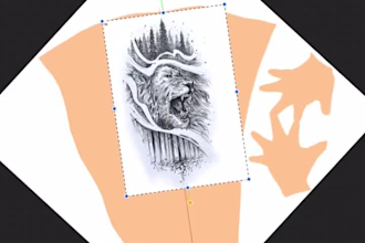 hand draw your amazing custom tattoo design sleeve pencil sketch tattoo art